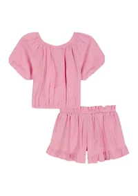 Toddler Girls Shirt and Shorts Set