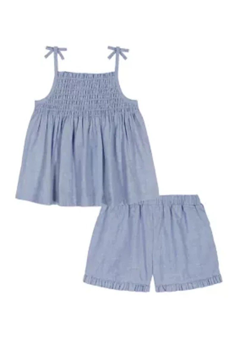 Toddler Girls 2-Piece Shorts and Tank Set