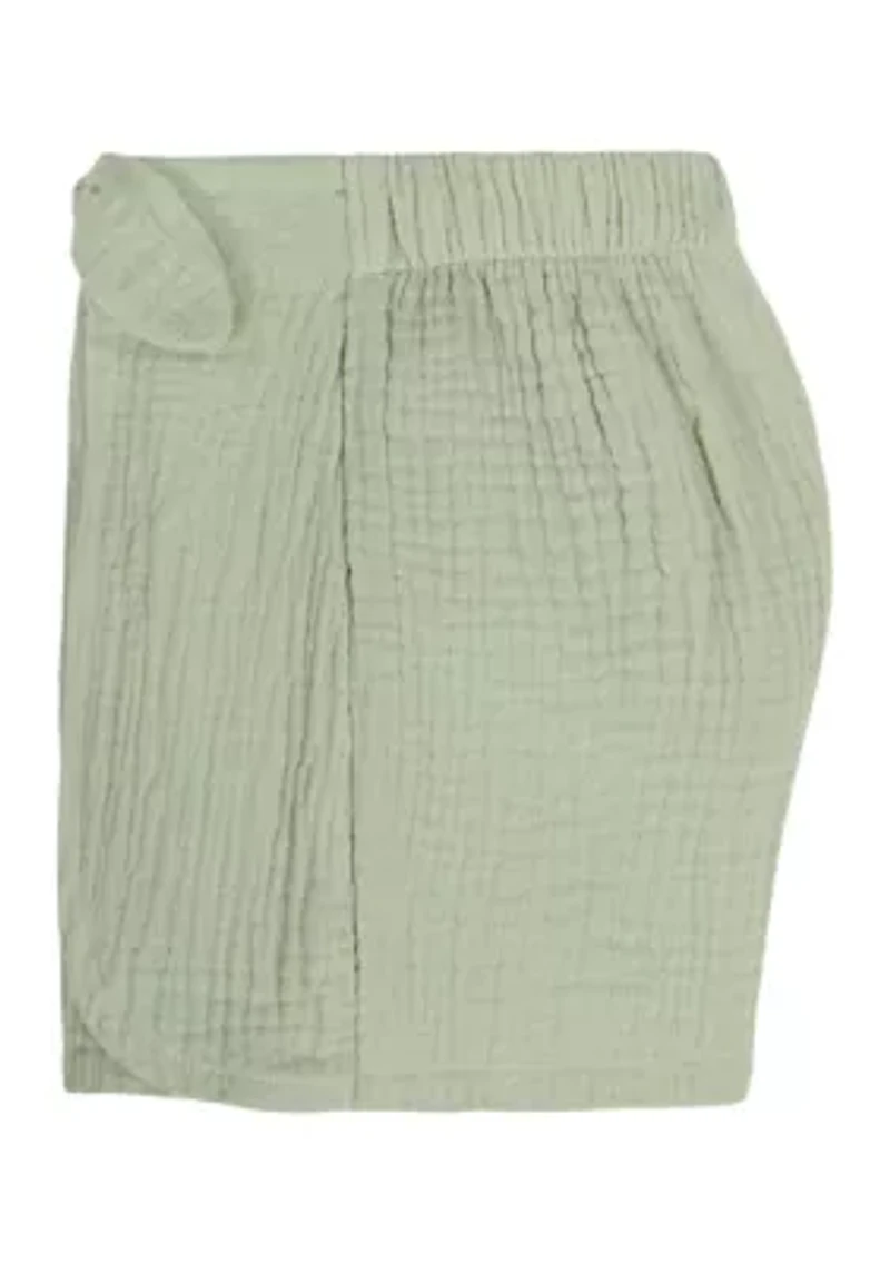 Baby Girls Ruffle Tank Top and Shorts Set