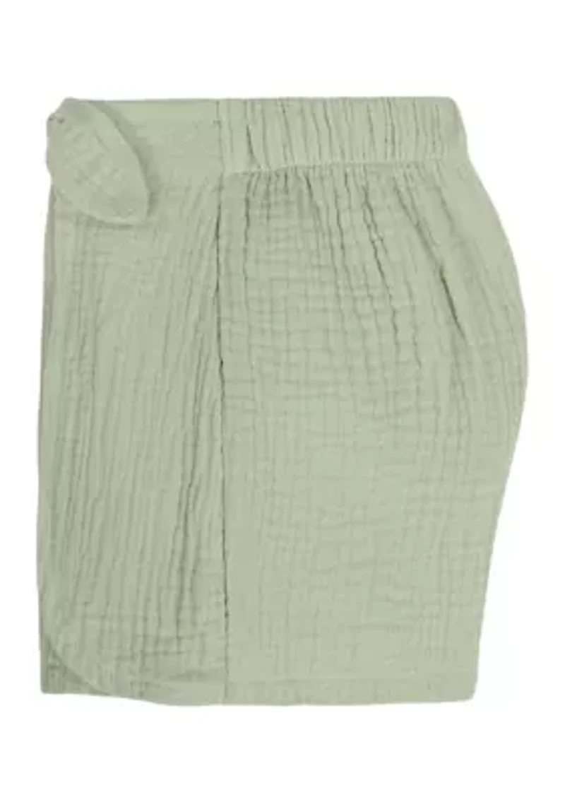 Toddler Girls Ruffle Tank Top and Shorts Set