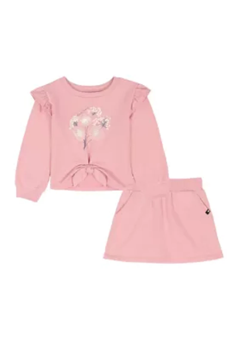 Toddler Girls 2 Piece Skirt Set