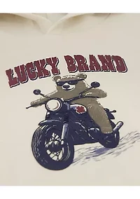Toddler Boys Bear Graphic Hoodie Set