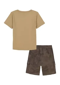 Toddler Boys Graphic T-Shirt and Shorts Set