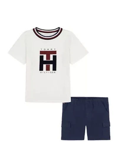 Toddler Boys Graphic T-Shirt and Shorts Set