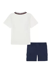 Toddler Boys Graphic T-Shirt and Shorts Set