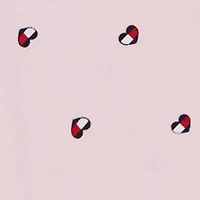 Toddler Girls Piqué Heart Printed Flag Dress