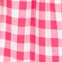 Toddler Girls Gingham Top and Capri Pants Set