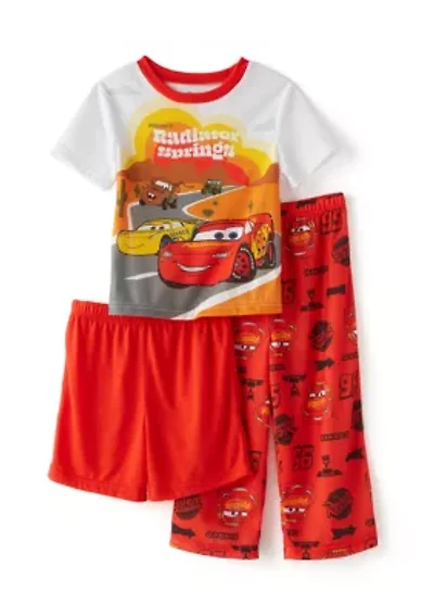 Toddler Boys Car Printed Pajama Set