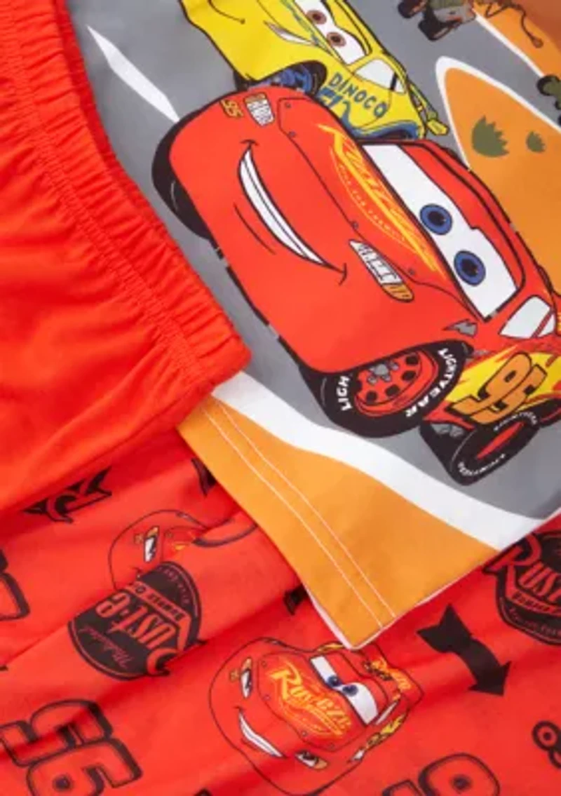 Toddler Boys Car Printed Pajama Set