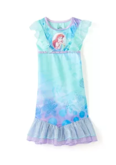 Toddler Girls Watercolor Ariel Nightgown