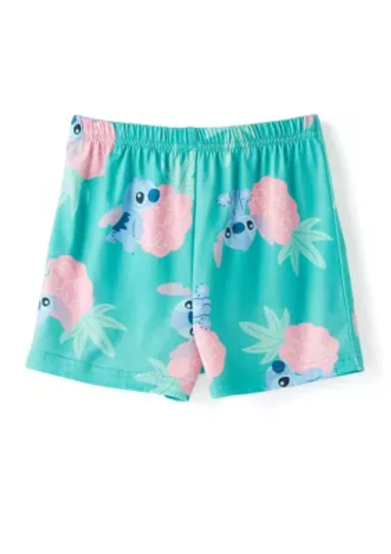 Toddler Girls Hawaii Stitch Printed Pajama Set