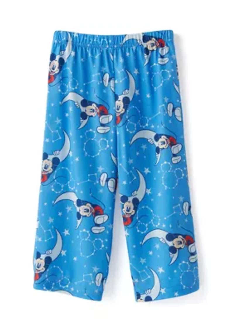Toddler Boys Mickey and the Moon Printed Pajama Set