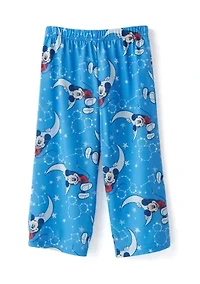 Toddler Boys Mickey and the Moon Printed Pajama Set