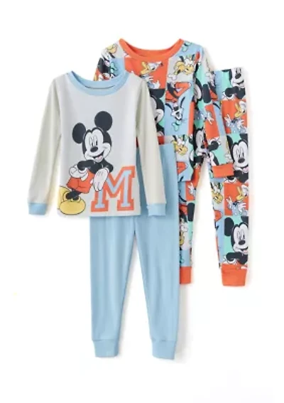 Toddler Boys Mickey Mouse Printed Pajama Set