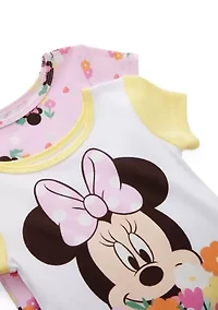 Toddler Girls Minnie Garden Pajama Set
