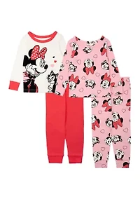 Toddler Girls Printed Pajama Set