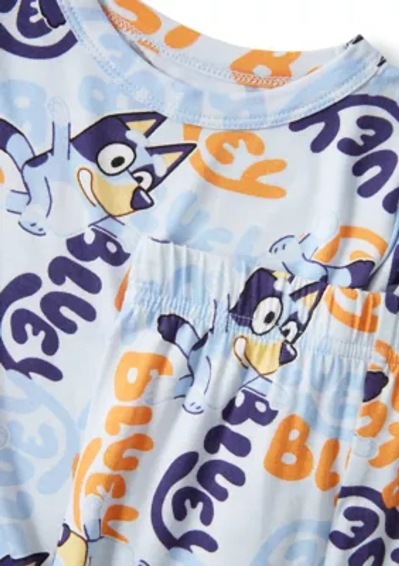 Toddler Boys Camo Bluey Set