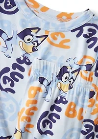 Toddler Boys Camo Bluey Set