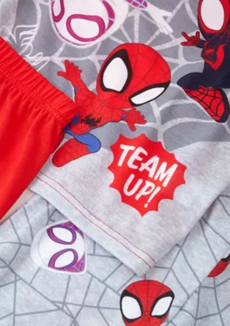 Toddler Boys Spidey and Friends Three Piece Pajama Set
