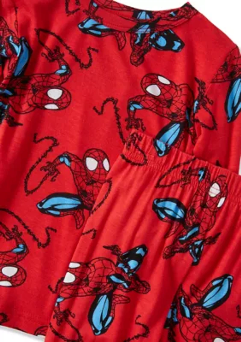 Toddler Boys Flying Hero Pajama Set