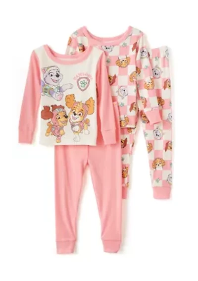 Toddler Girls Pawsome Fun Pajama Set
