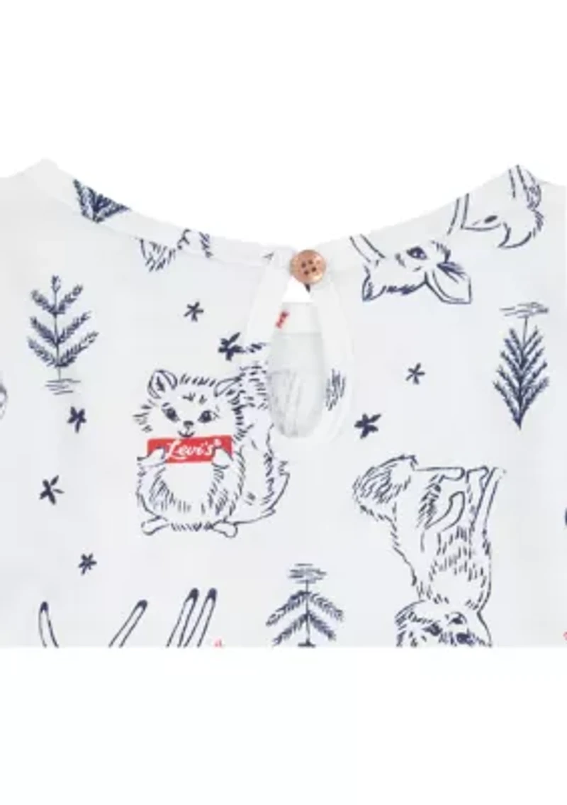 Baby Girls Long Sleeve Corduroy Skirtall Set