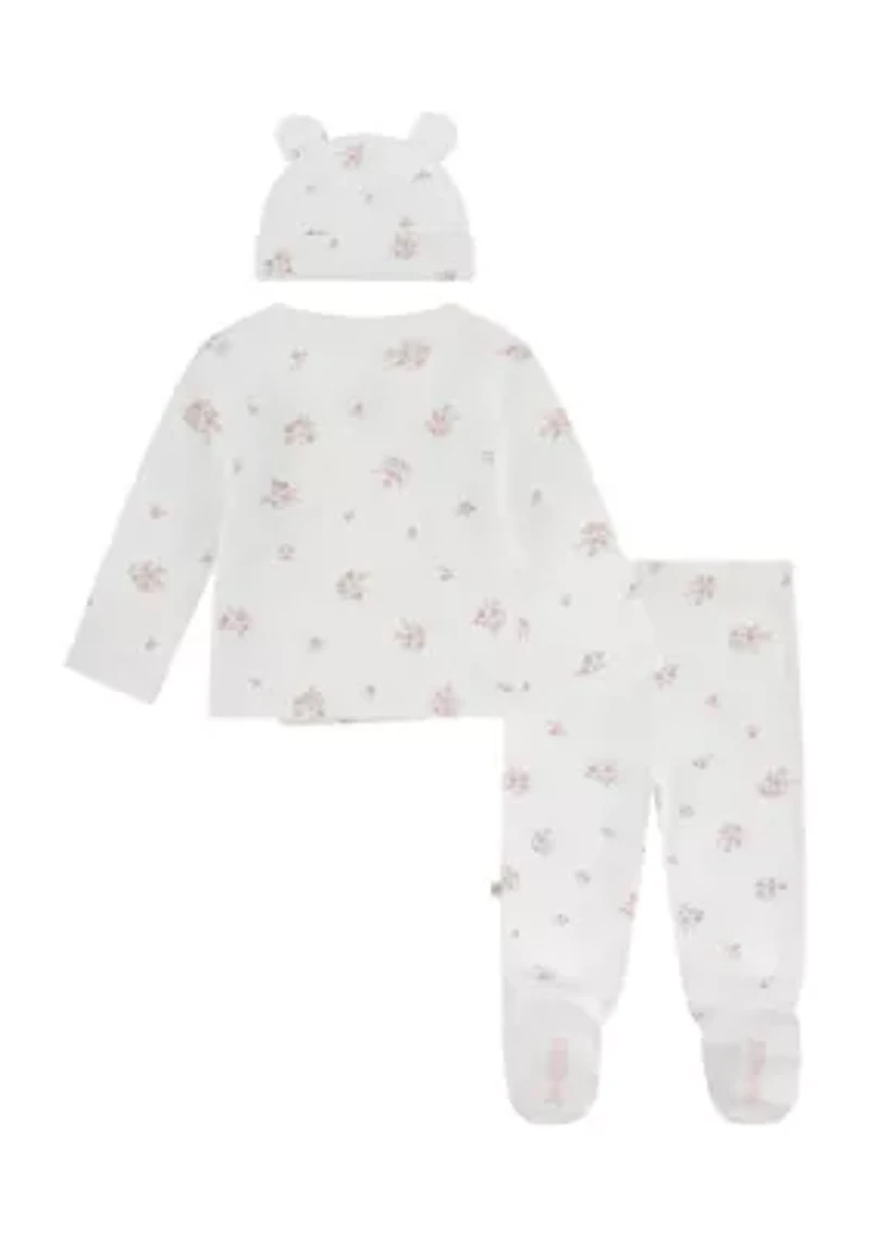 Baby Girls 3 Piece Take Me Home Set