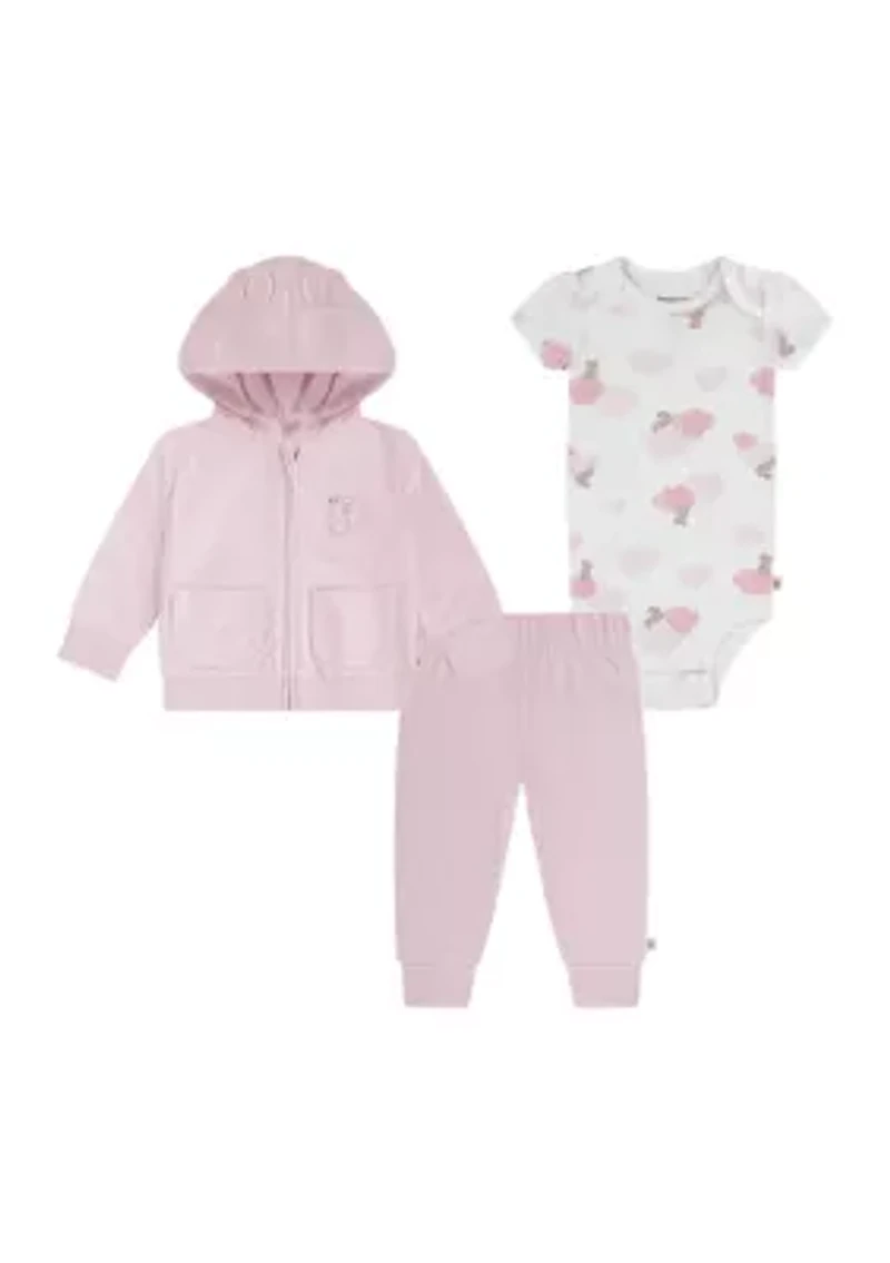 Baby Girls 3 Piece Turn Me Around Set