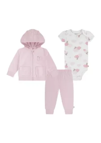 Baby Girls 3 Piece Turn Me Around Set