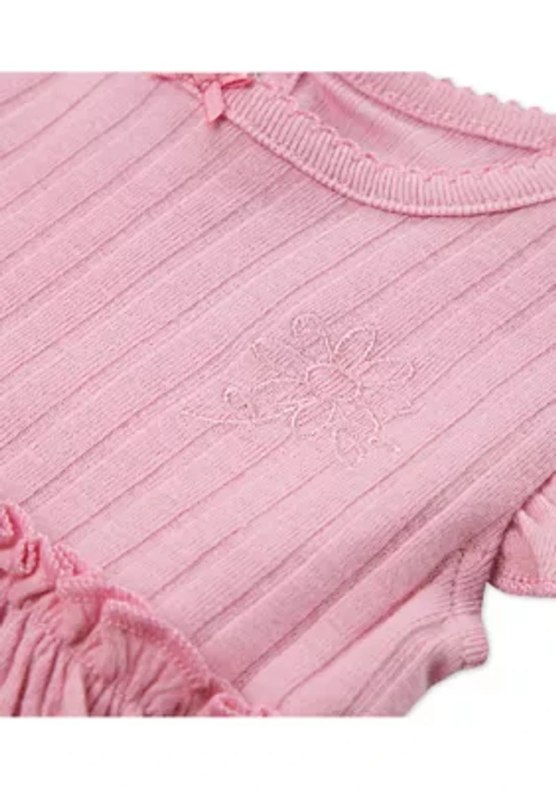Baby Girls Flutter Sleeve Dress