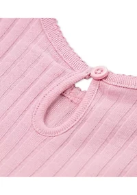 Baby Girls Flutter Sleeve Dress