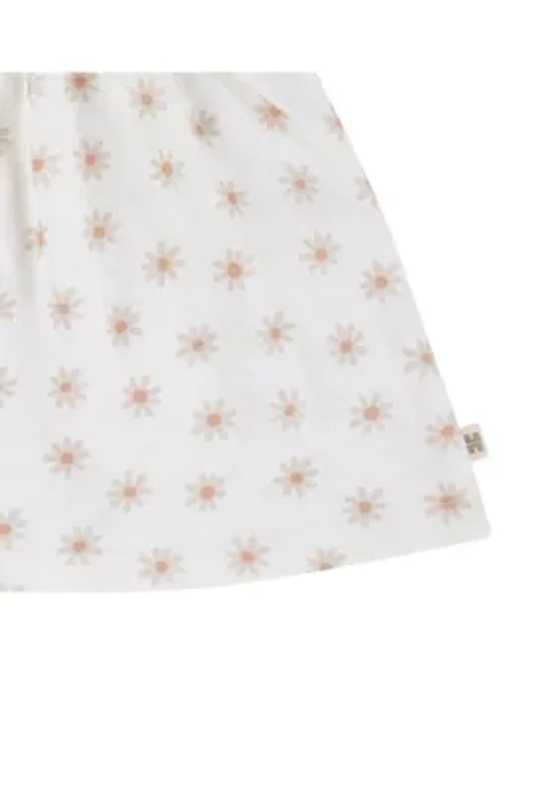 Baby Girls Floral Dress and Diaper Cover
