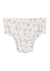 Baby Girls Floral Dress and Diaper Cover