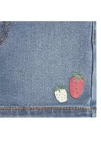Baby Girls Fruity Graphic T-Shirt and Shorts Set