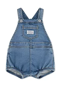 Baby Boys Bubble Denim Shortalls