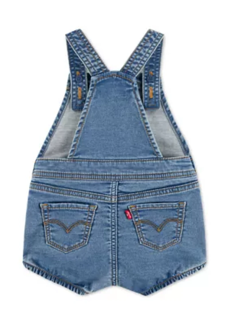 Baby Boys Bubble Denim Shortalls