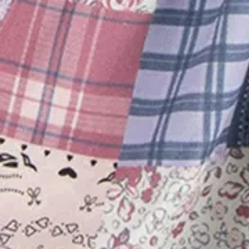 Baby Girls Printed Denim Skirtall and Bodysuit Set