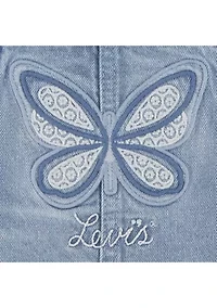 Baby Girls Butterfly Overall Set