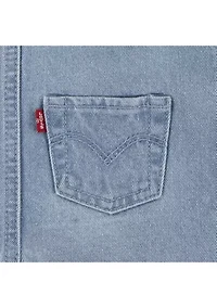 Baby Girls Butterfly Overall Set