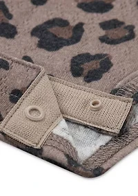 Baby Girls Pleated Animal Print Skirtall Set