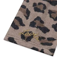 Baby Girls Pleated Animal Print Skirtall Set