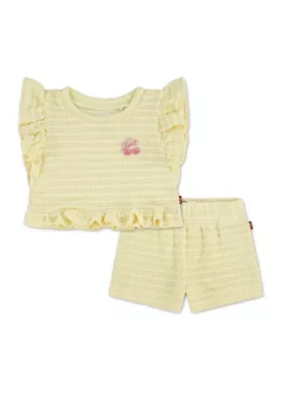Infant 2 Piece Shirt & Shorts Set