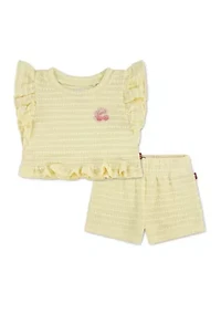Infant 2 Piece Shirt & Shorts Set