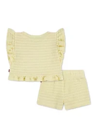 Infant 2 Piece Shirt & Shorts Set