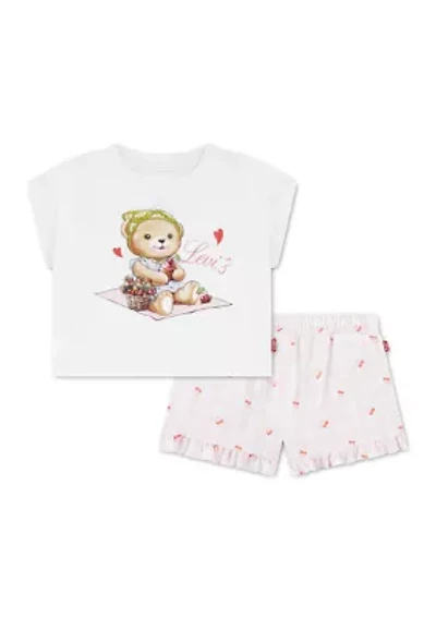 Infant 2 Piece Shirt & Shorts Set