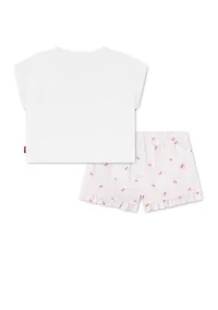 Infant 2 Piece Shirt & Shorts Set