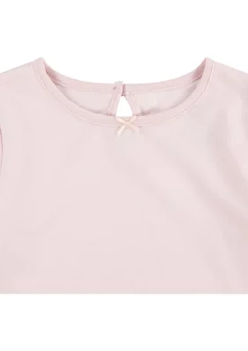 Toddler Girls Printed Skirtall and T-Shirt