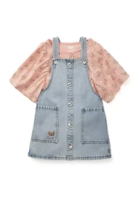 Toddler Girls Skirtall Set