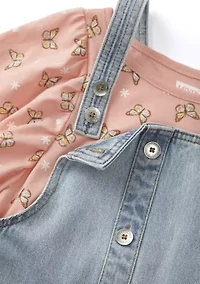 Toddler Girls Skirtall Set