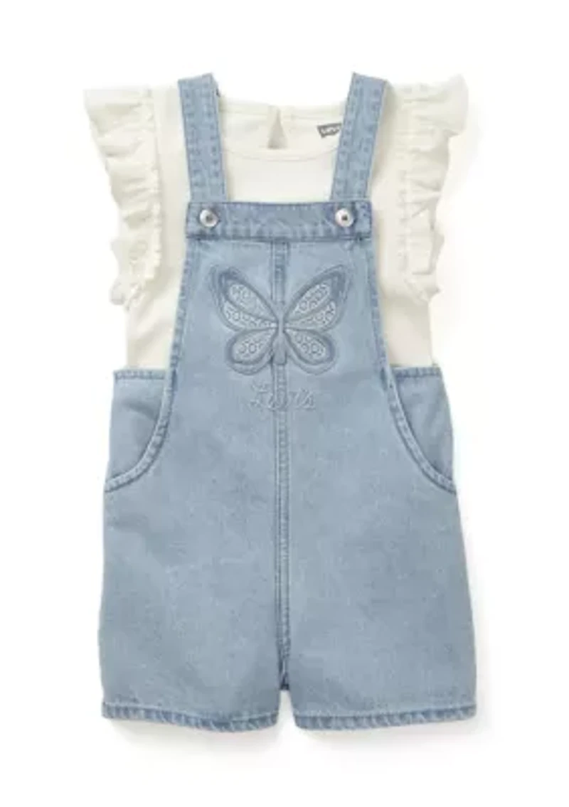 Toddler Girls Overall Set